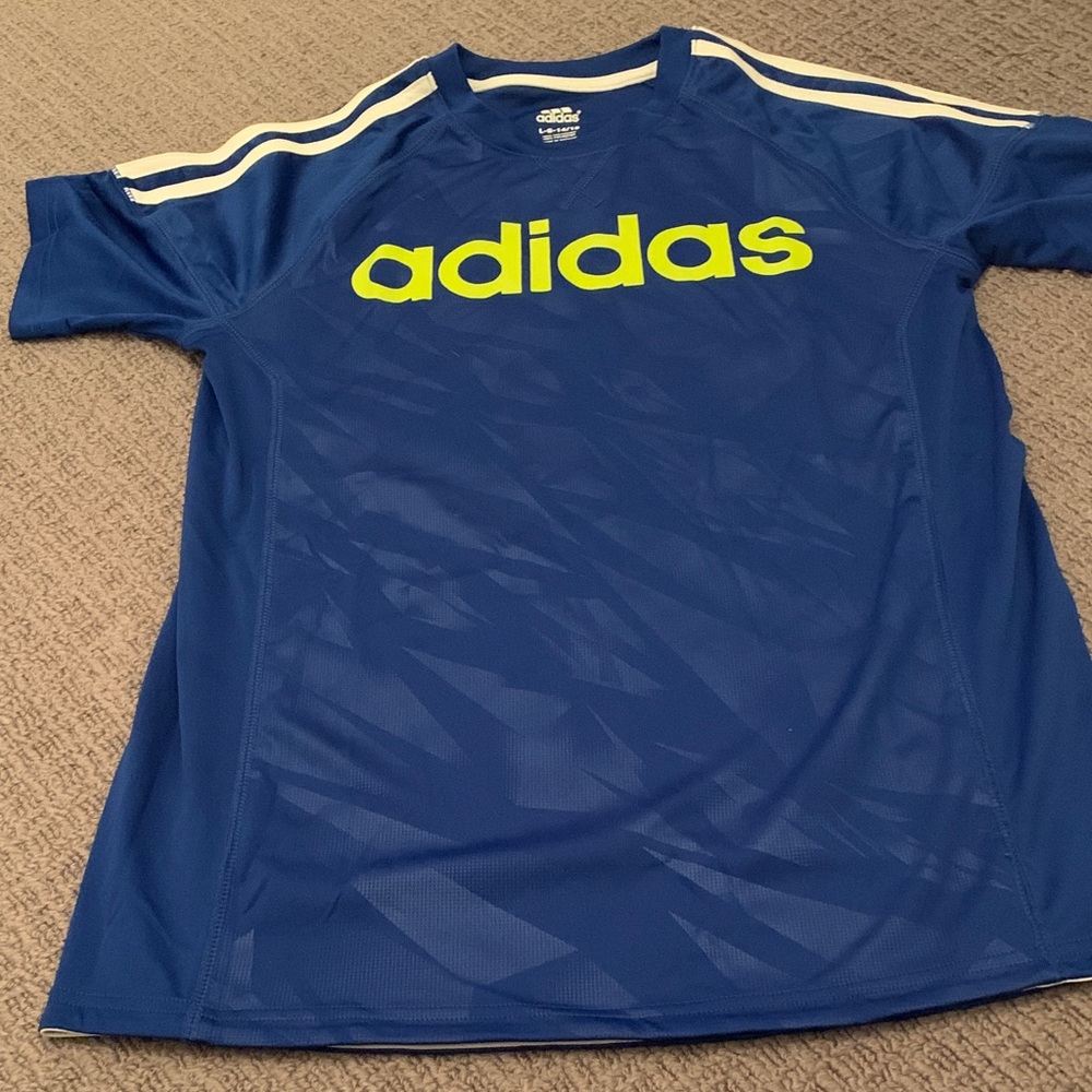 Kids Adidas Blue Tee - excellent condition